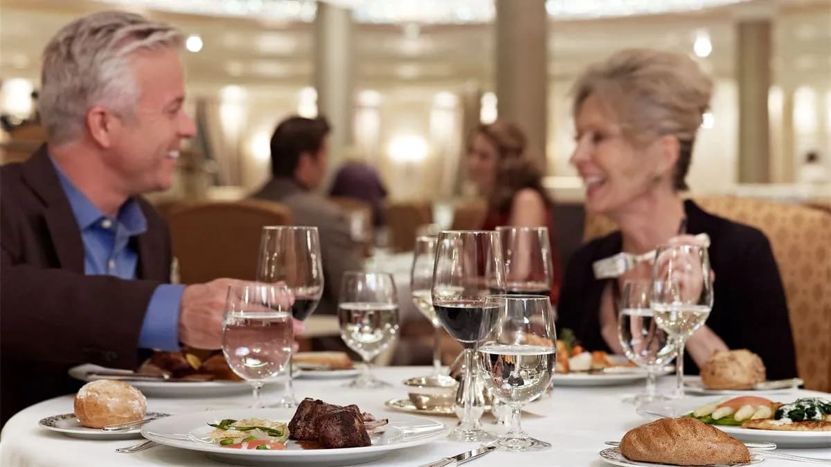 Oceania cruise food - Fine dining at sea