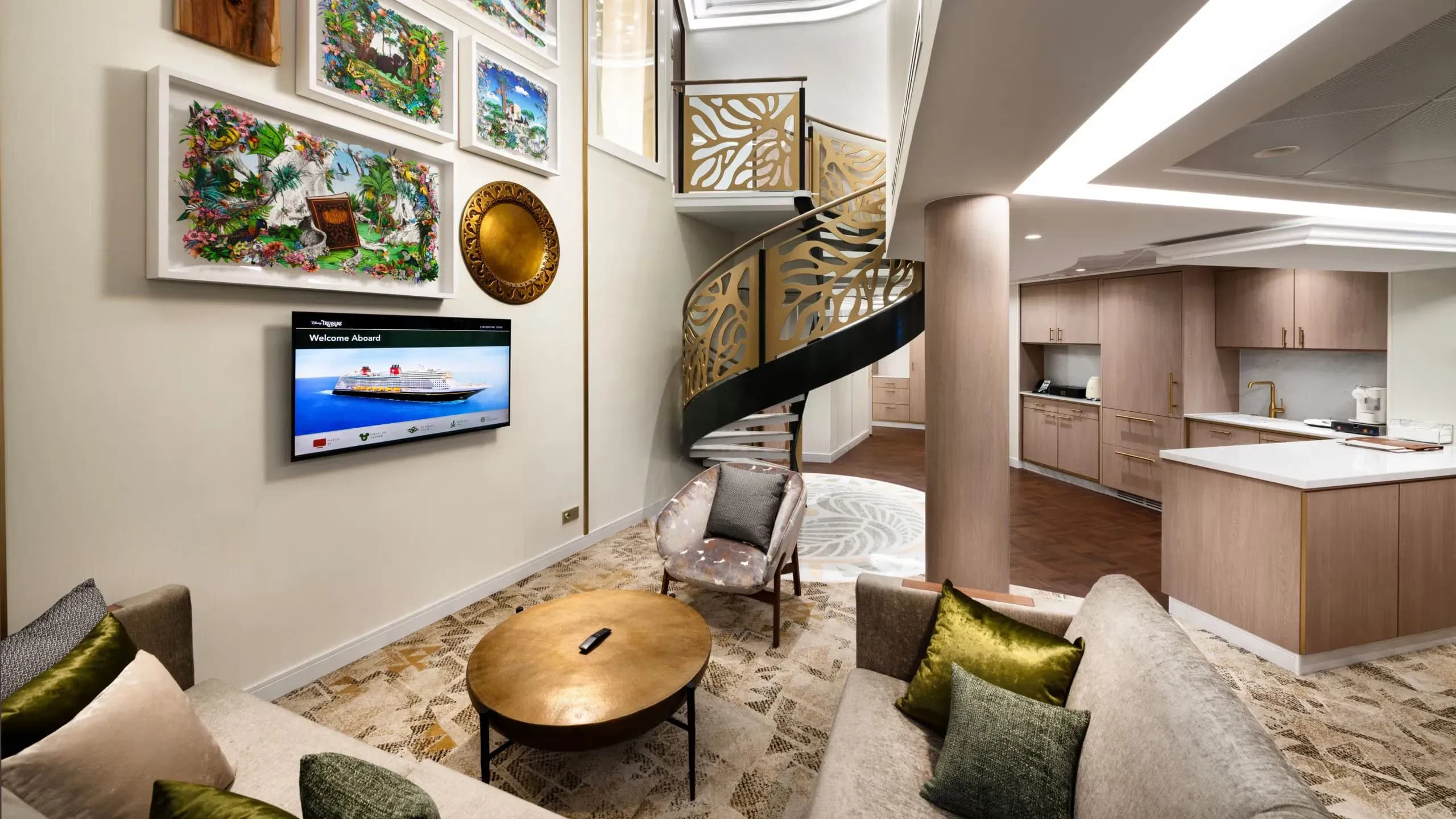 Disney Treasure, 2-Story Royal Suite with Verandah