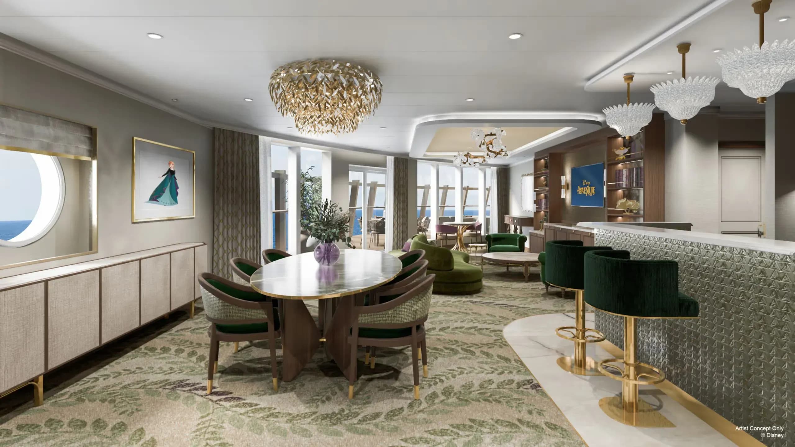 Disney Adventure, Concierge Royal Suites with Oceanview Verandah