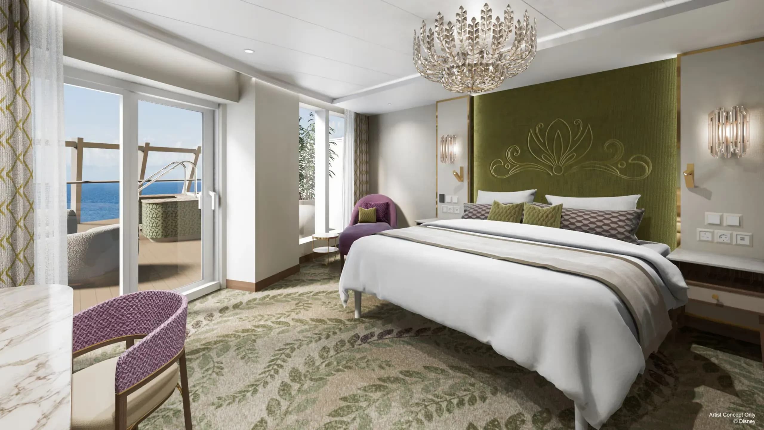 Disney Adventure, Concierge Royal Suites with Oceanview Verandah
