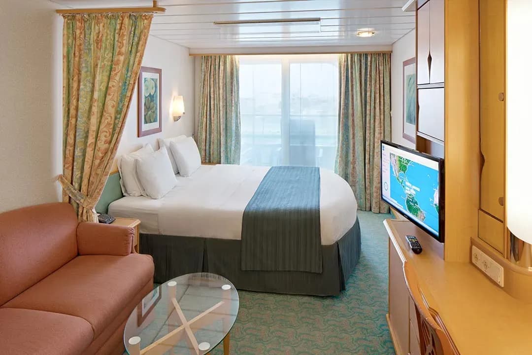 Adventure of the seas, Spacious Ocean View Balcony 
