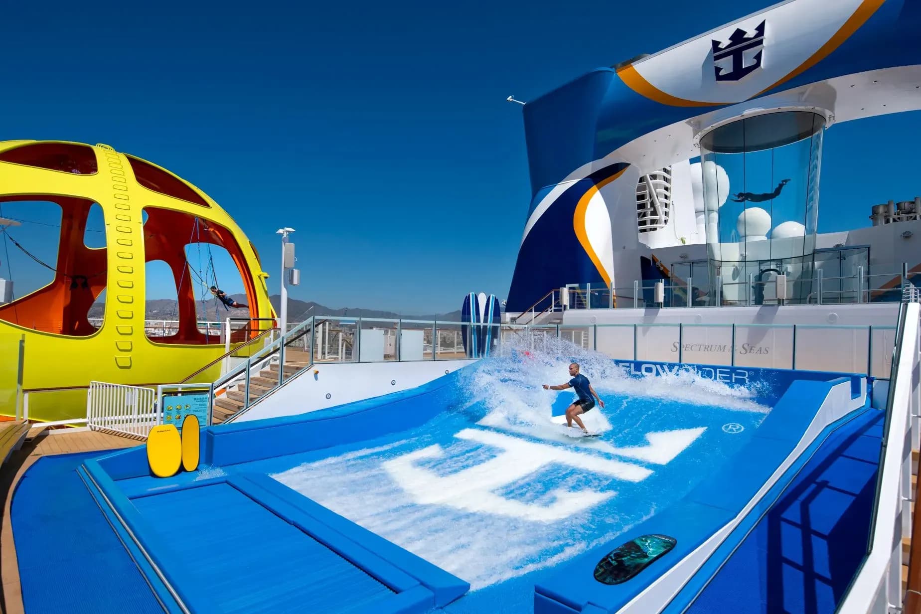 Spectrum of the Seas flow rider surf simulator
