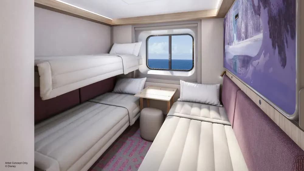 Disney Adventure, Oceanview Staterooms