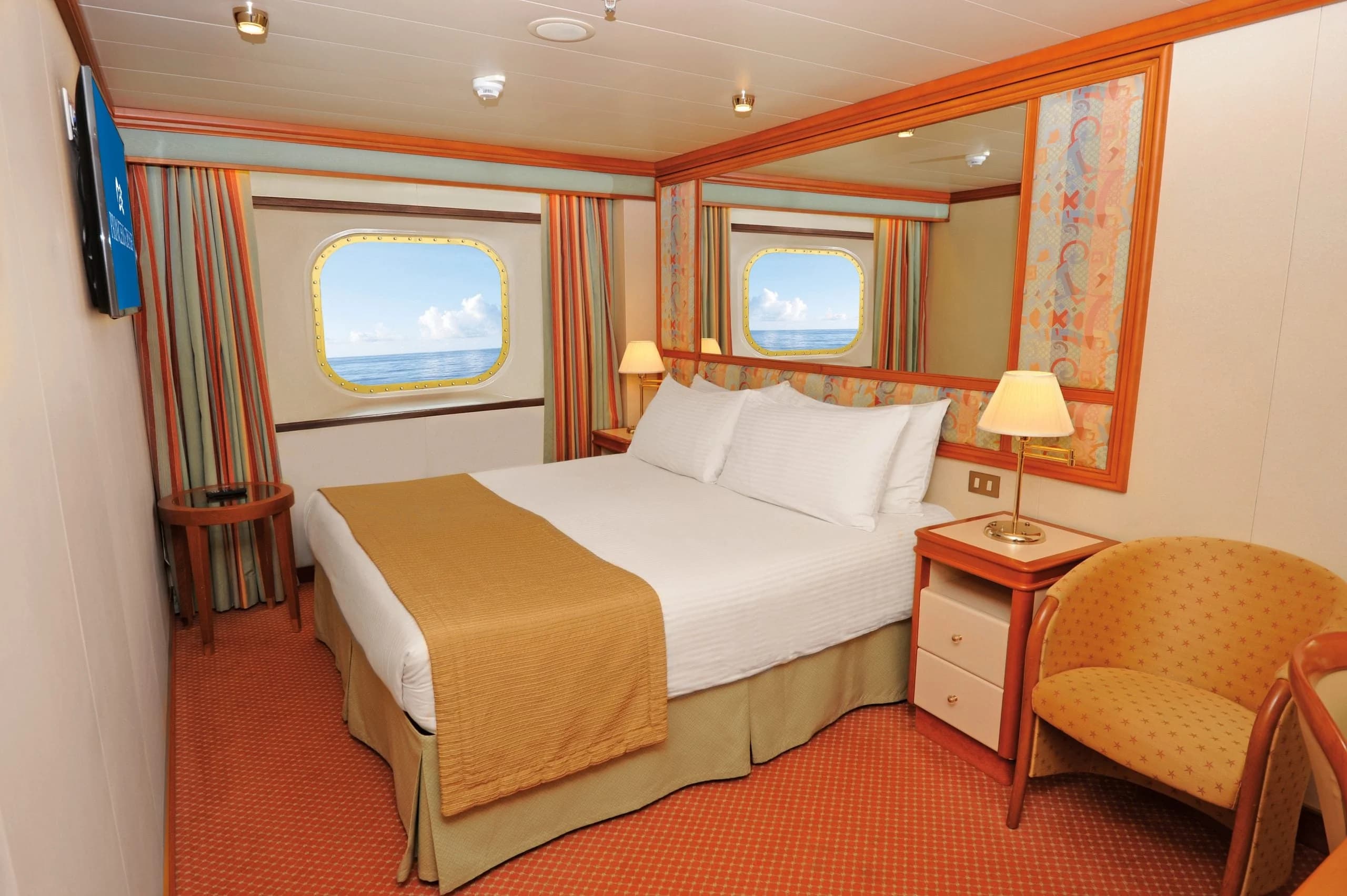 Sapphire and diamond Princess  Ocean view cabin