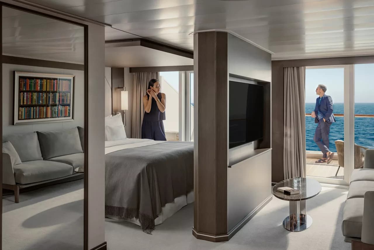 explora journeys,  explora II suite, luxury yacht cruise