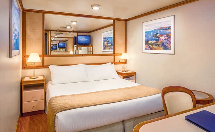 Sapphire and diamond Princess  interior cabin