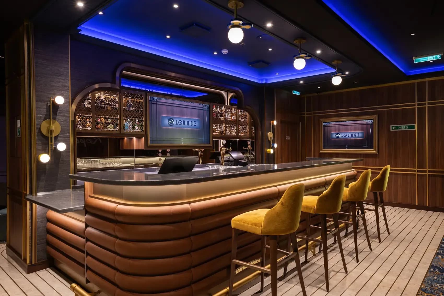Disney Adventure town square bar and lounge
