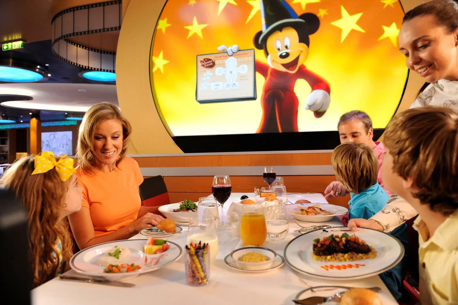 Disney Dream Restaurant and Dining - Disney Fantasy
