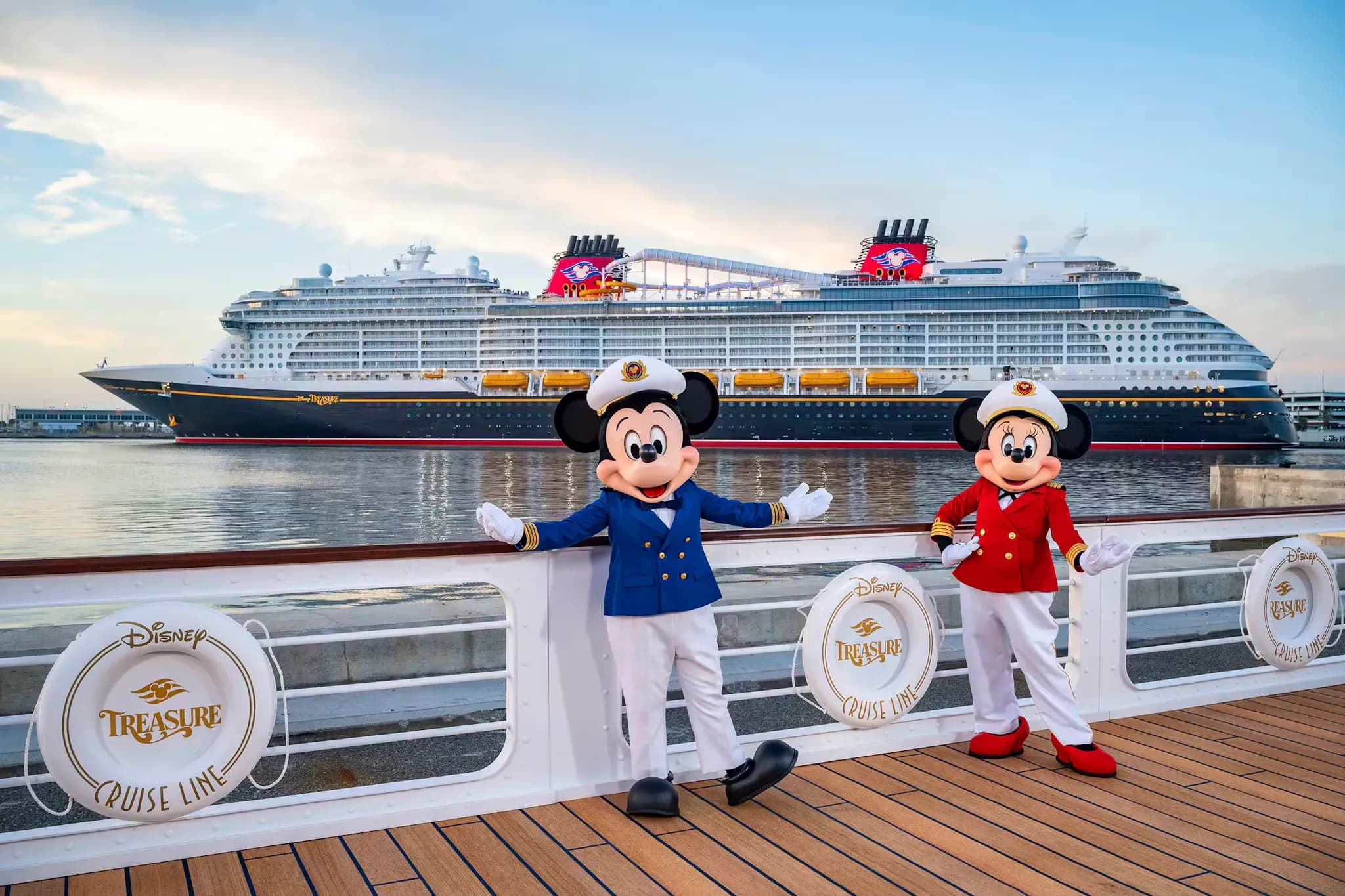 Disney Treasure Cruise ship Arrival