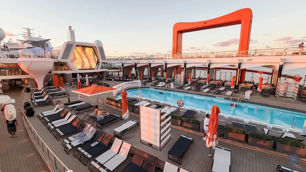 Celebrity Xcel Cruise ship Swimming pool