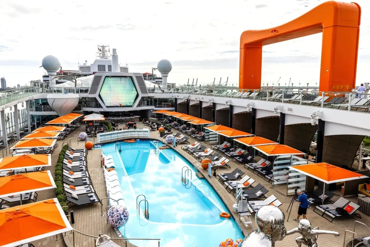 Celebrity Xcel Cruise ship Swimming pool