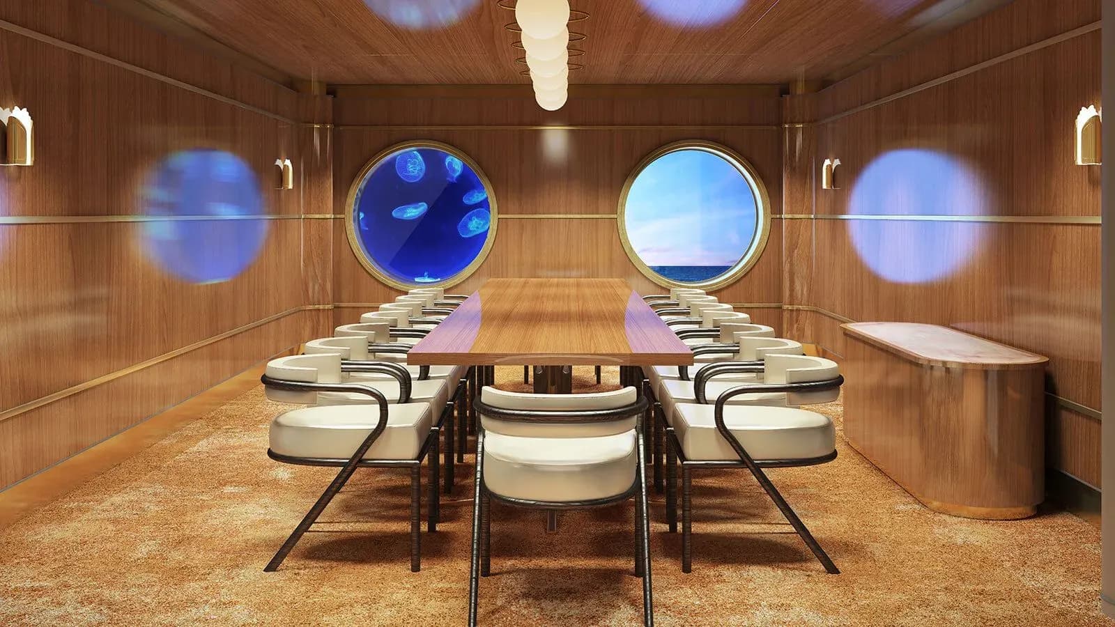 Virgin voyage Cruise Dining Restaurant 