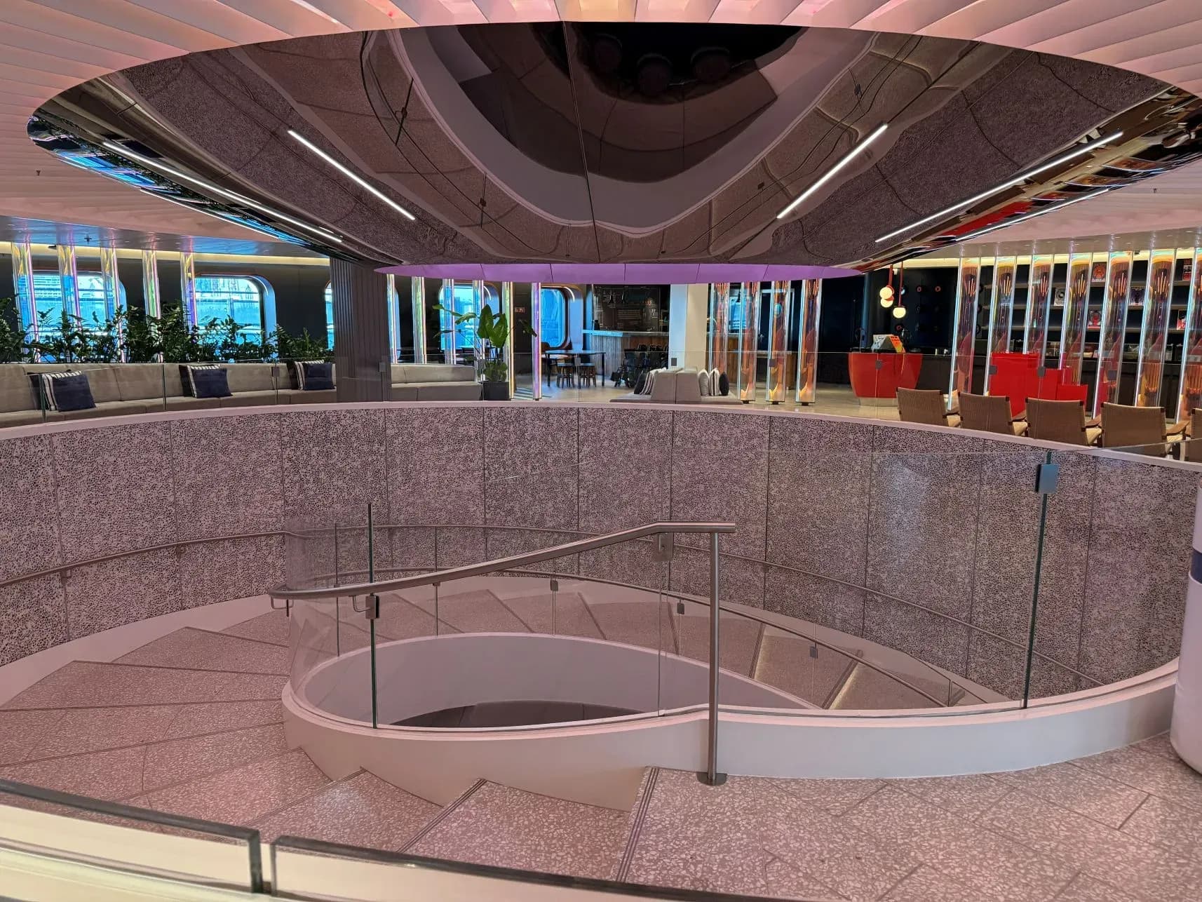 Virgin voyage atrium