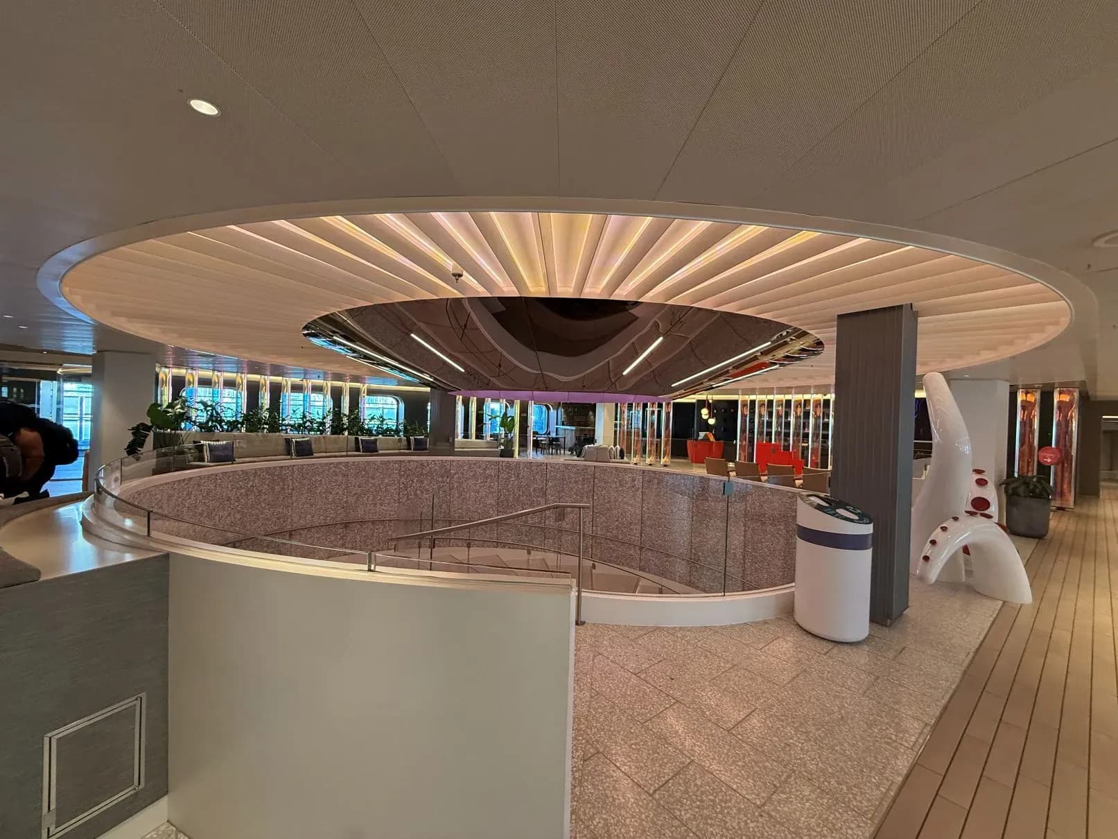 Virgin voyage atrium