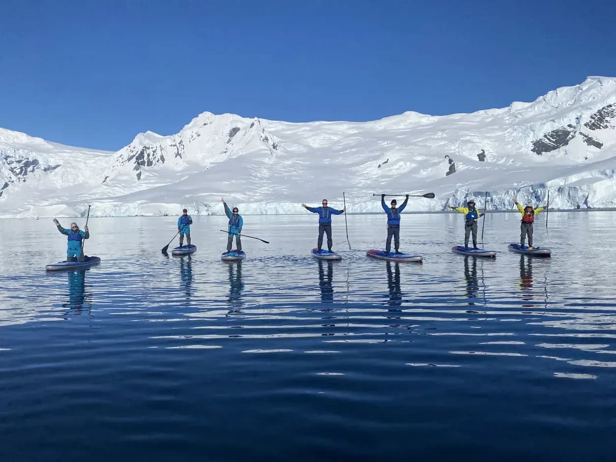 scenic stand up paddle antarctica