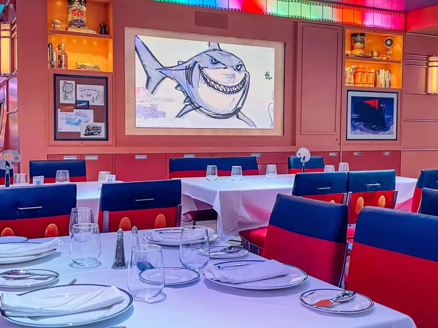 Disney dream Animator's Palate restaurant