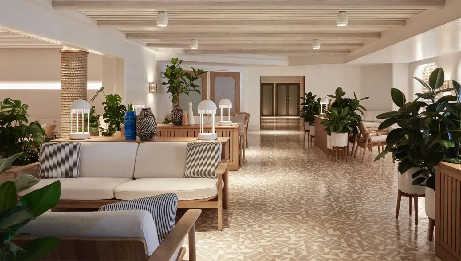 virgin voyage cruise ship lounge