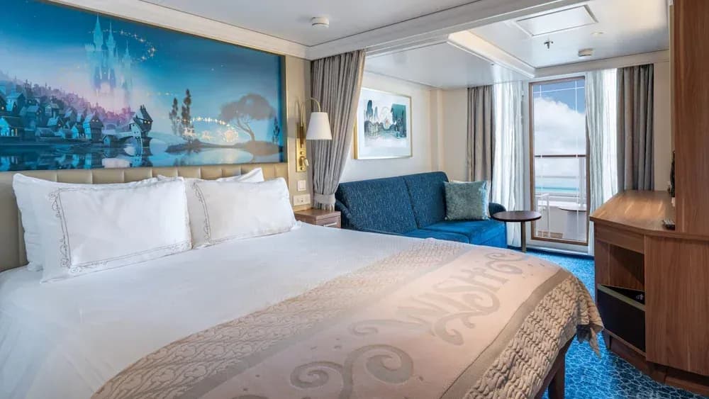 Disney Wish, Deluxe Oceanview with Verandah