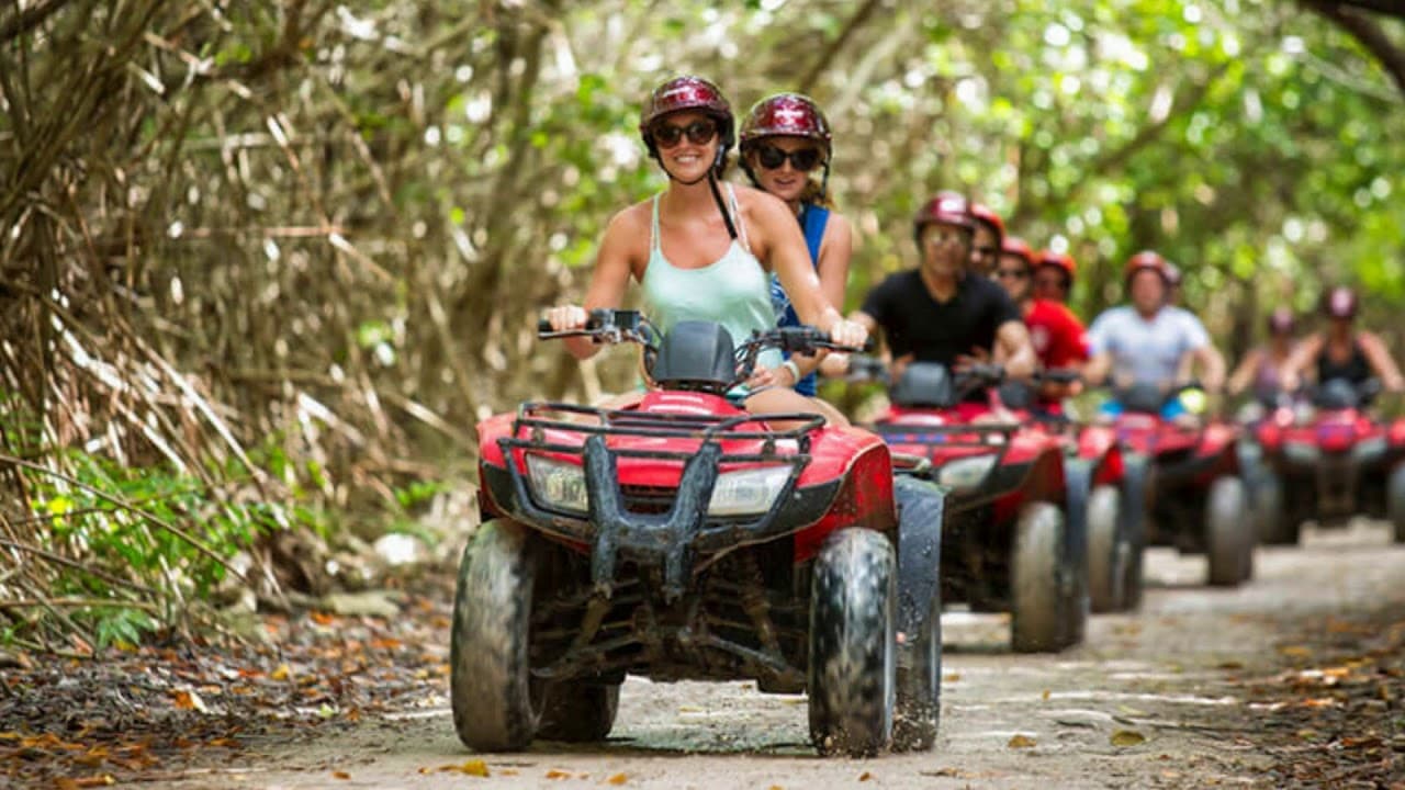 atv ride, shore excursion on a cruise