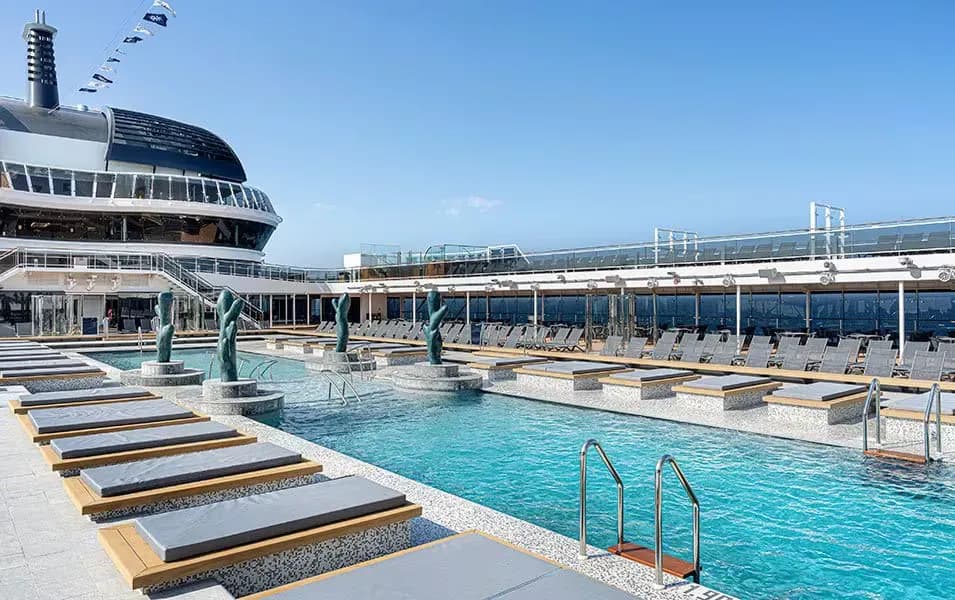 MSC Euribia Cruise ship swimming pool
