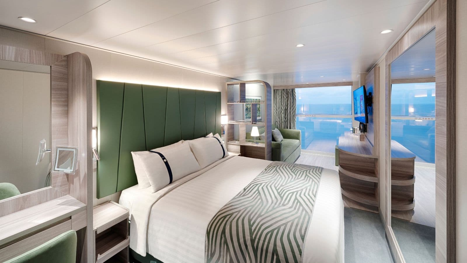 MSC Europa Panoramic Oceanview Cabin. Msc World America, MSC world Asia Cabins