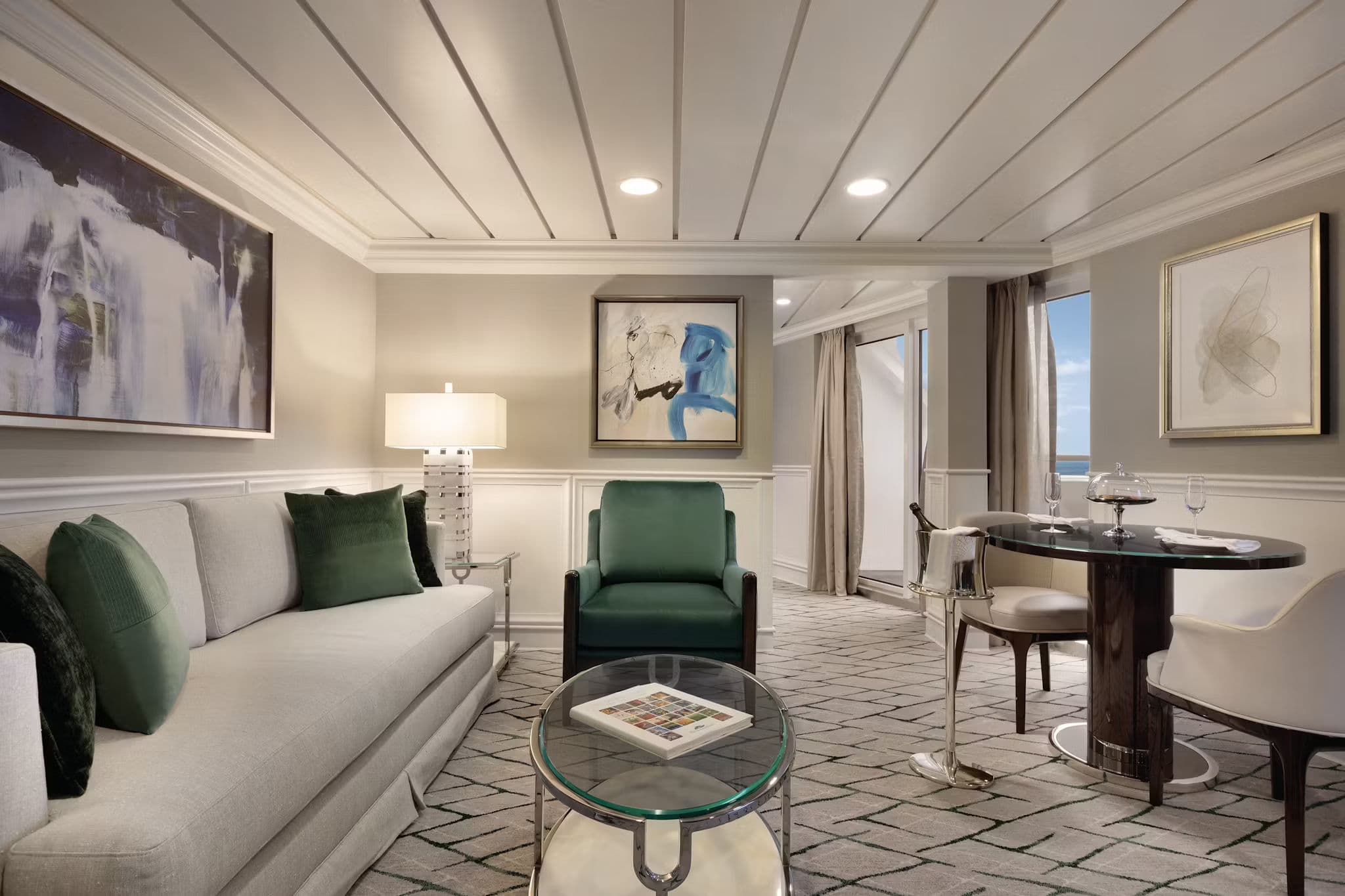 Sitting Area-Vista Suite-Oceania Sirena