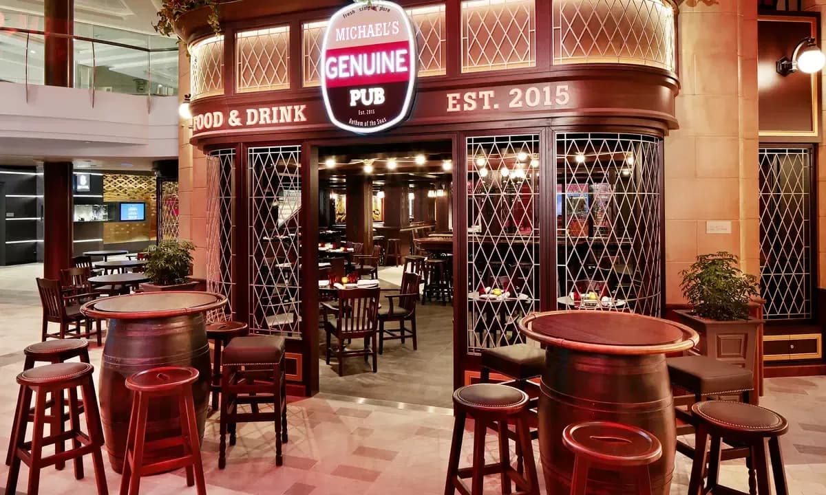 Ovation of the seas bars and lounges