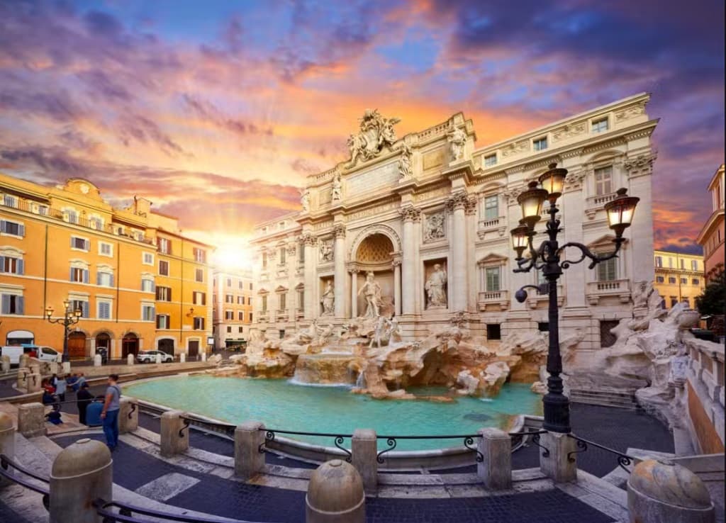 Rome Trevi Fountain