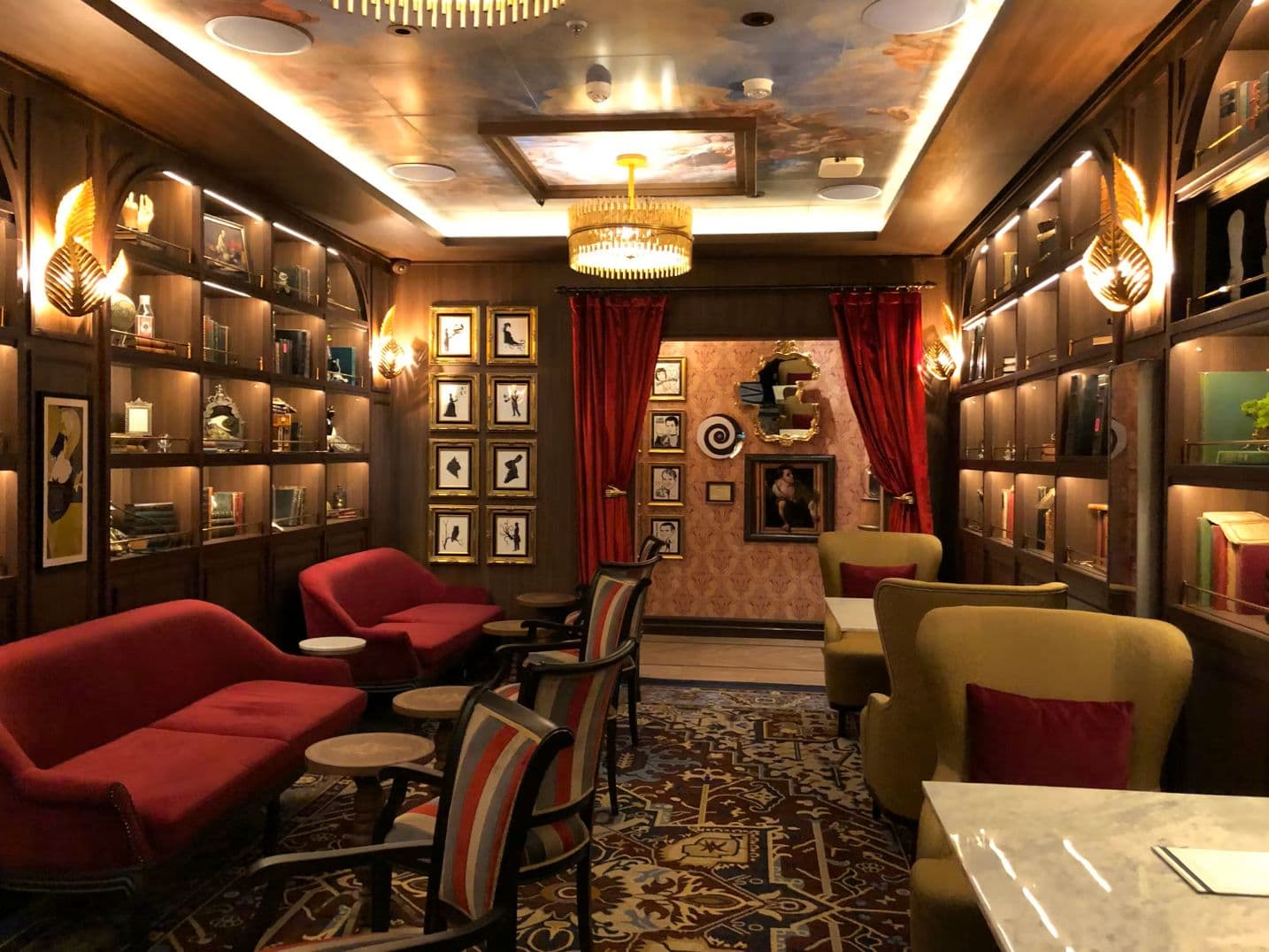 Sun princess cruise ship bars and lounge