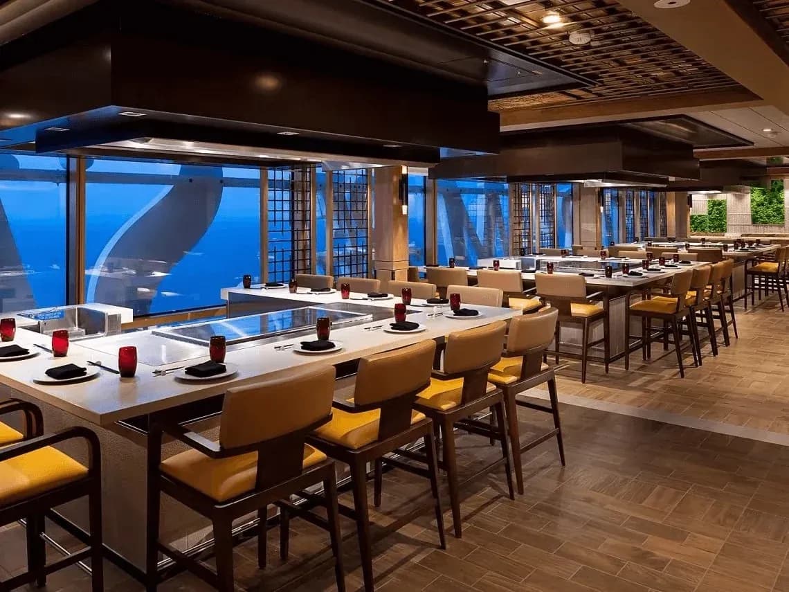 Odyssey of the seas teppanyaki restaurant