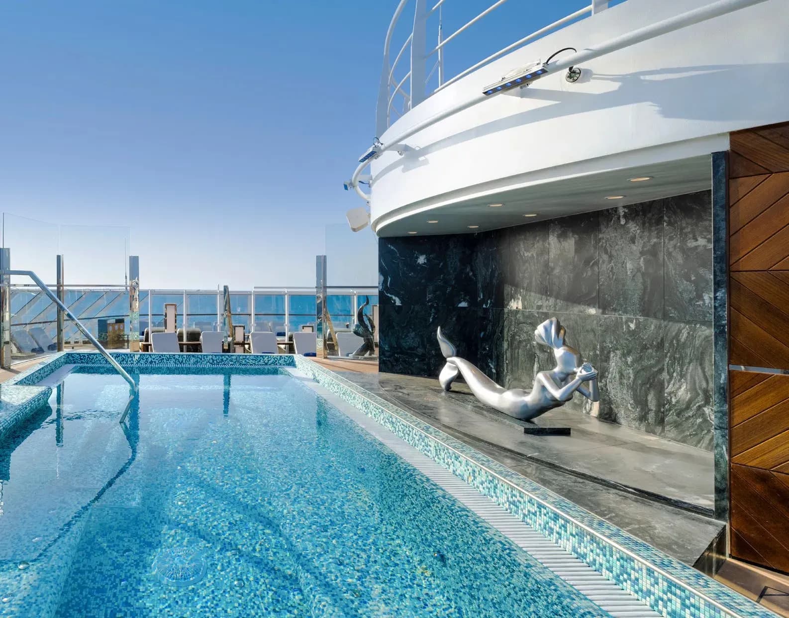 MSC Euribia Cruise ship swimming pool