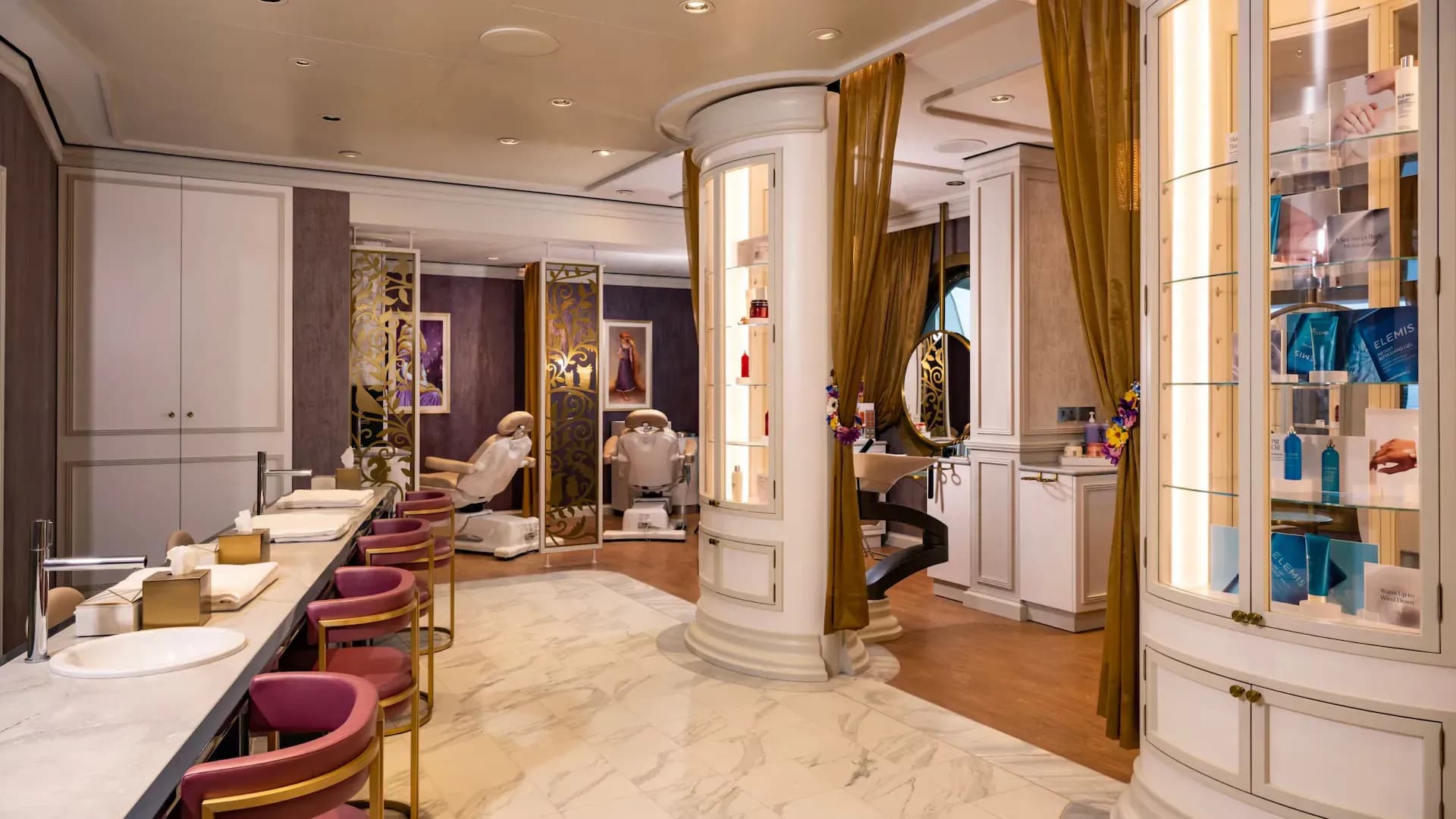 Untangle salon on disney wish - Disney treasure