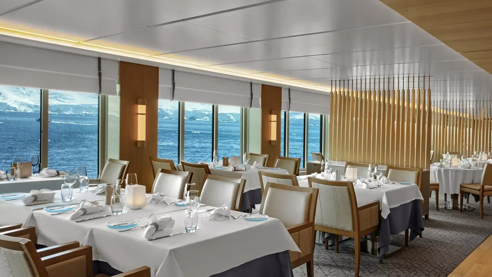 The Restaurant aboard Viking Octantis