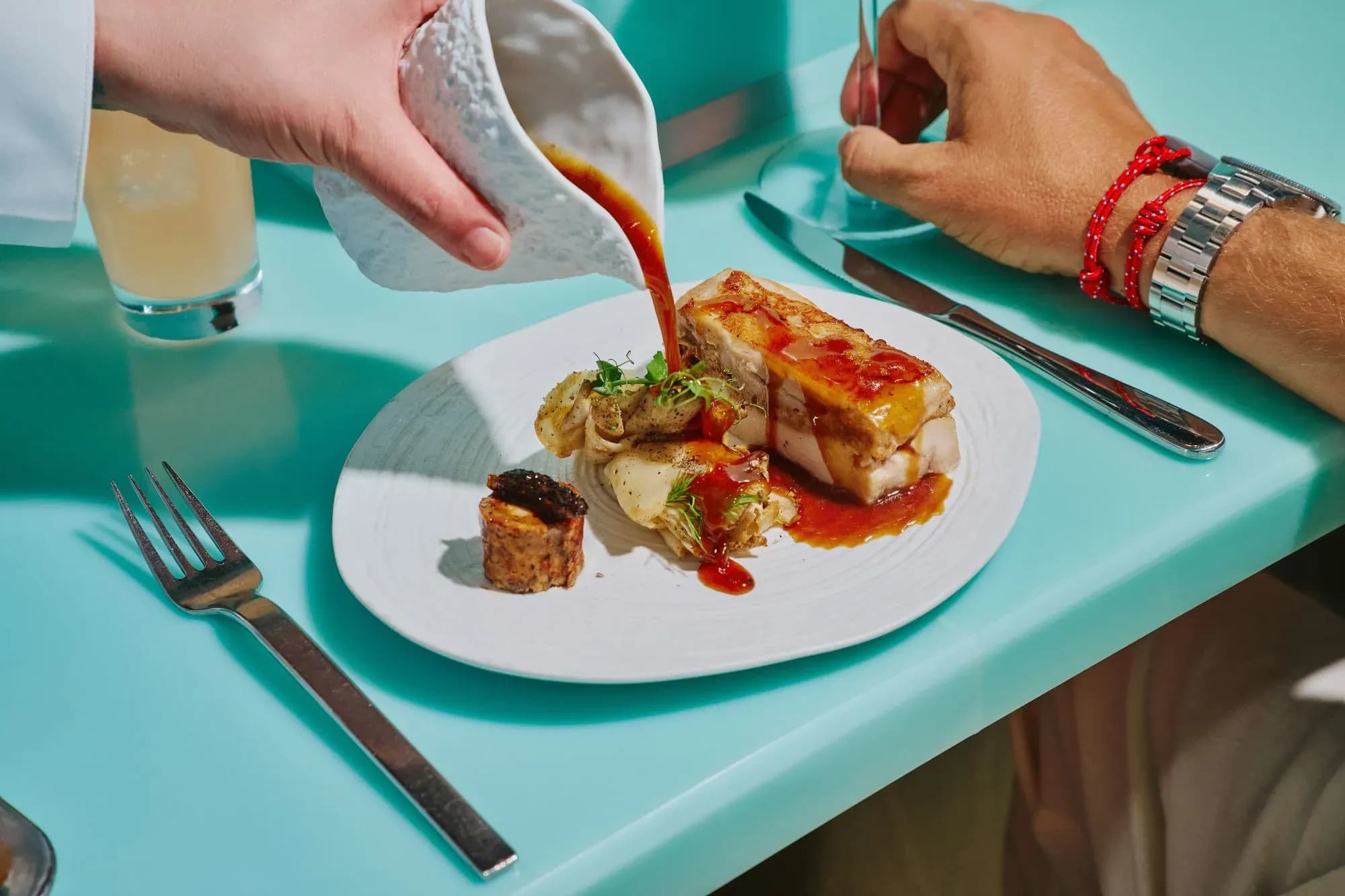 Virgin voyage Resilient lady Test Kitchen Restaurant food | Briliant Lady | Valiant Lady