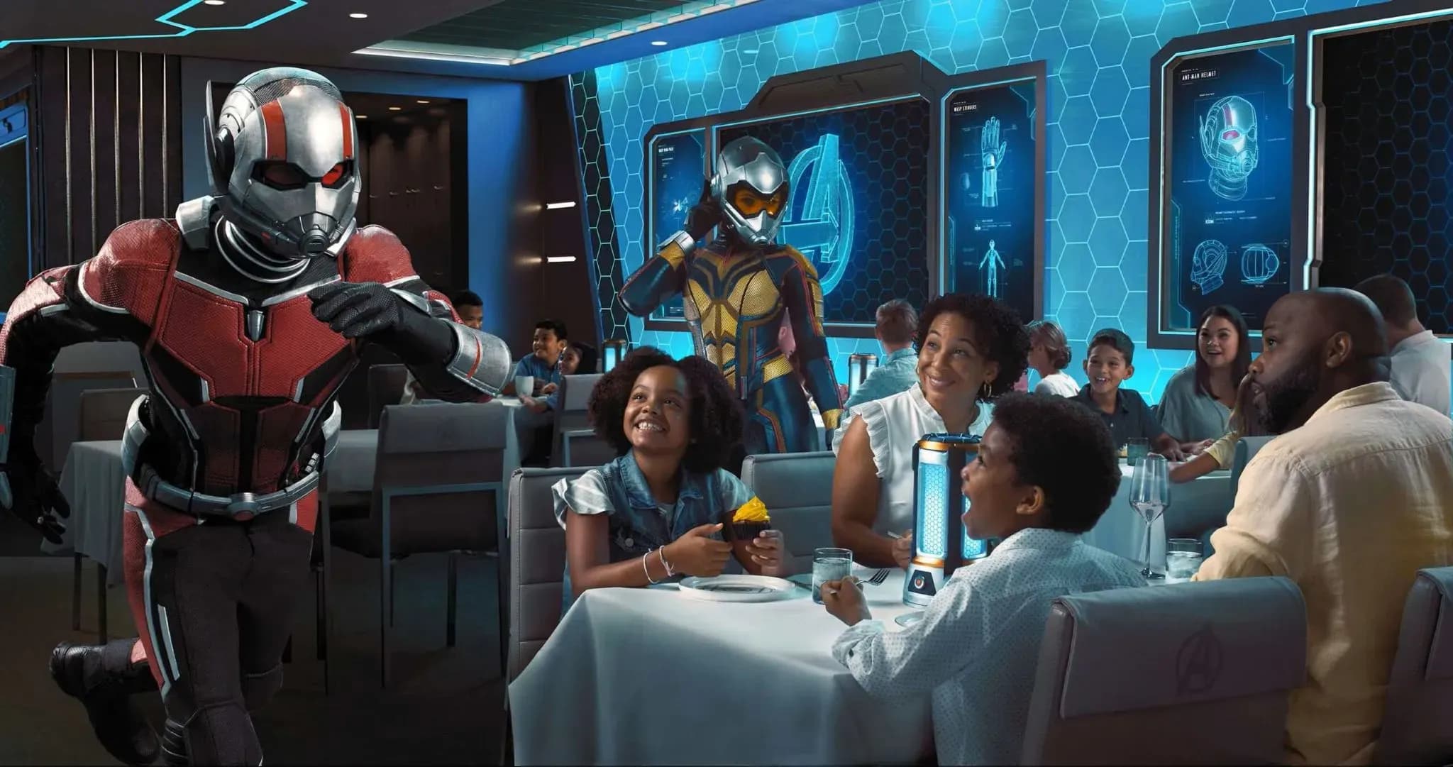 Disney adventure - world of marvel character Dining