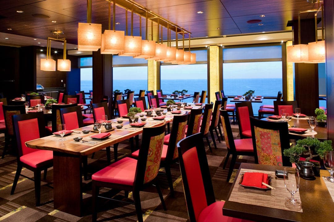 celebrity solstice dining and food