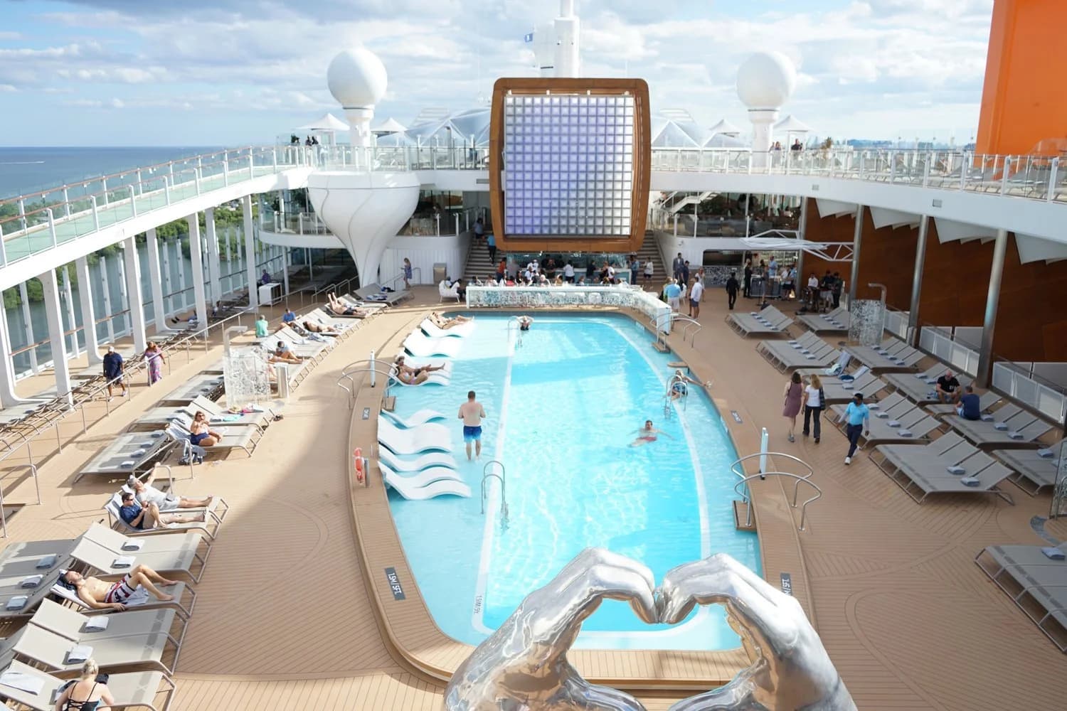 celebrity Apexs swimming pool - blog