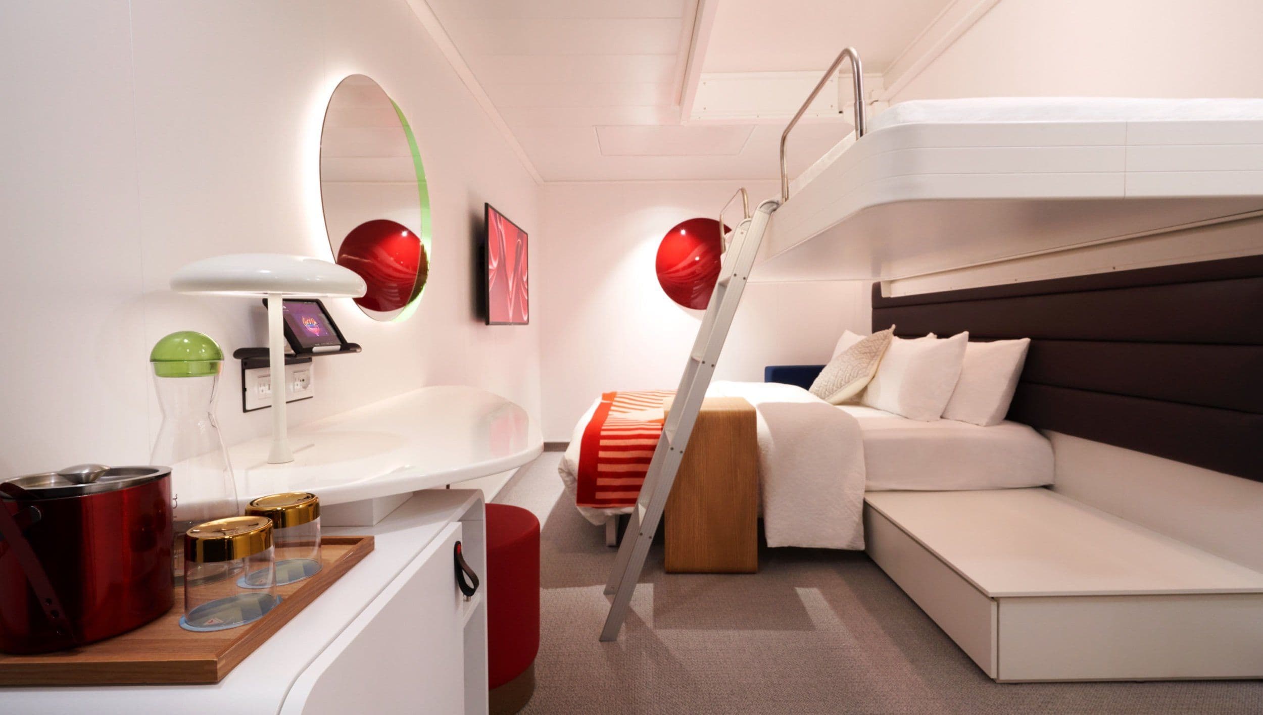 virgin inside cabin