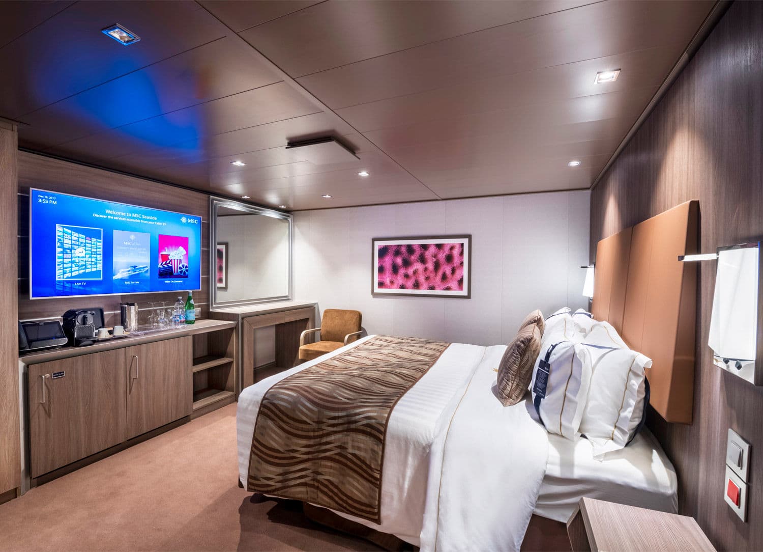 MSC Seaside yacht club interior 