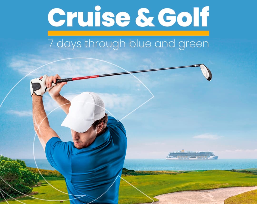 Cruise and golf, Cruise and stay