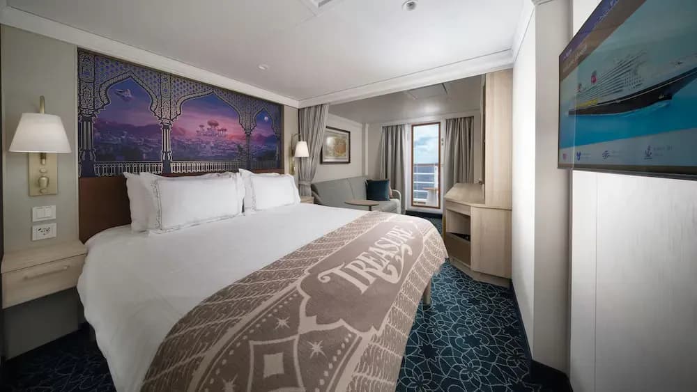 Disney Treasure, Deluxe Oceanview with Verandah