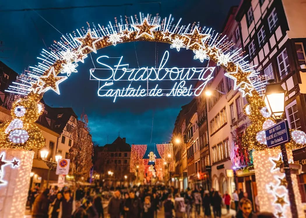 strasbourg, france christmas market
