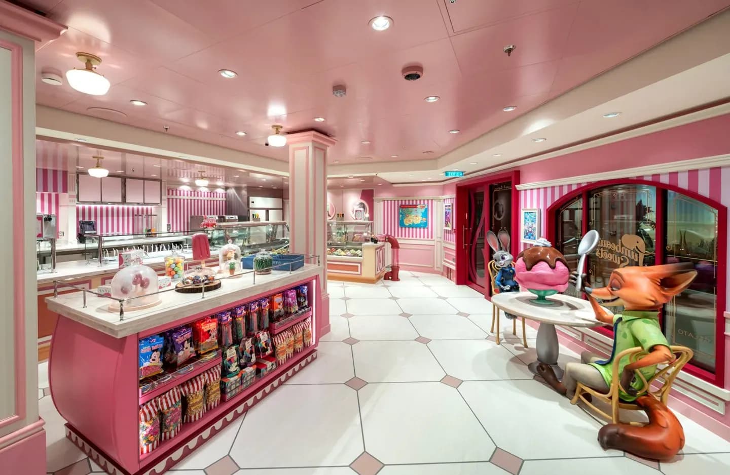 Disney Treasure, Jumbeaux's Sweets ice cream parlor