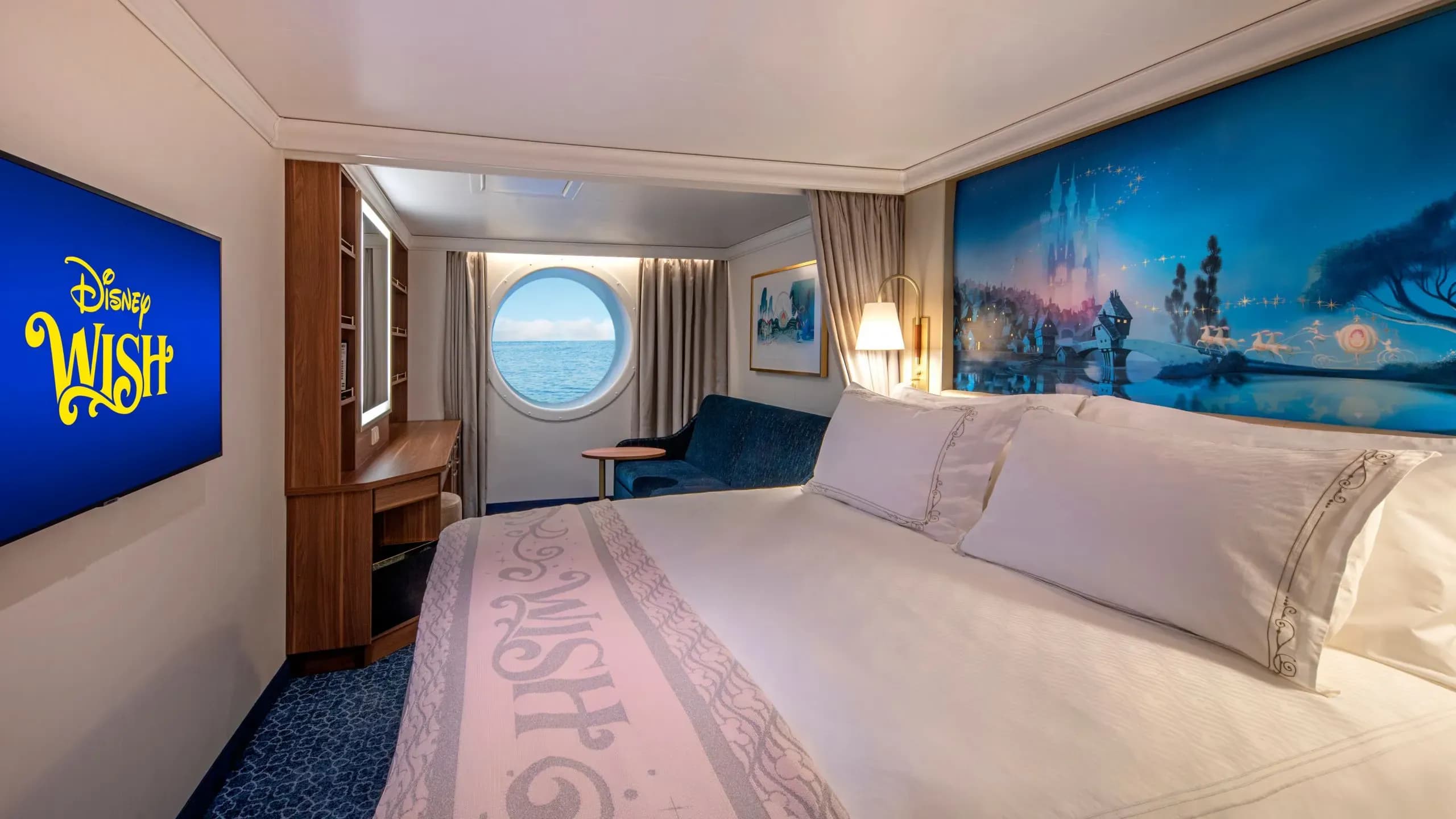 Disney Wish, Deluxe Ocean view