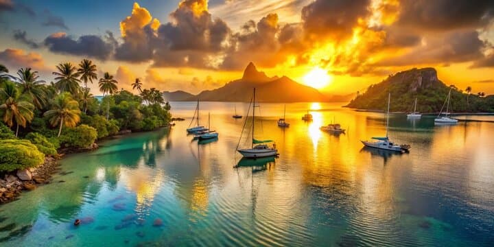 South pacific, bora bora