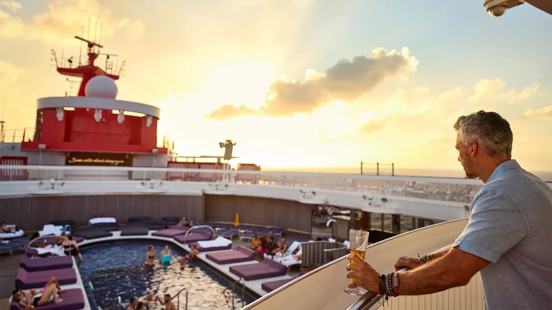 Virgin voyage Resilient lady pool deck | Briliant Lady | Valiant Lady