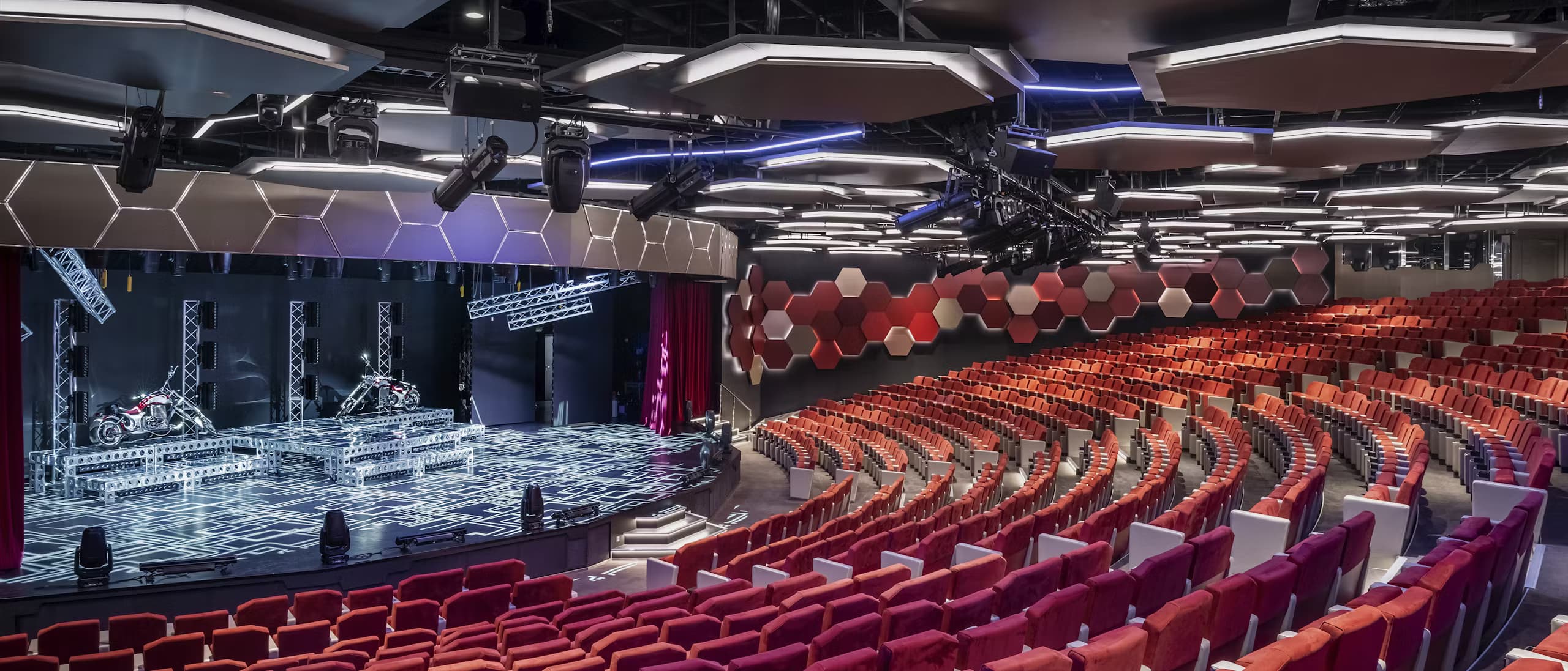 MSC Europa conference venue, event stage