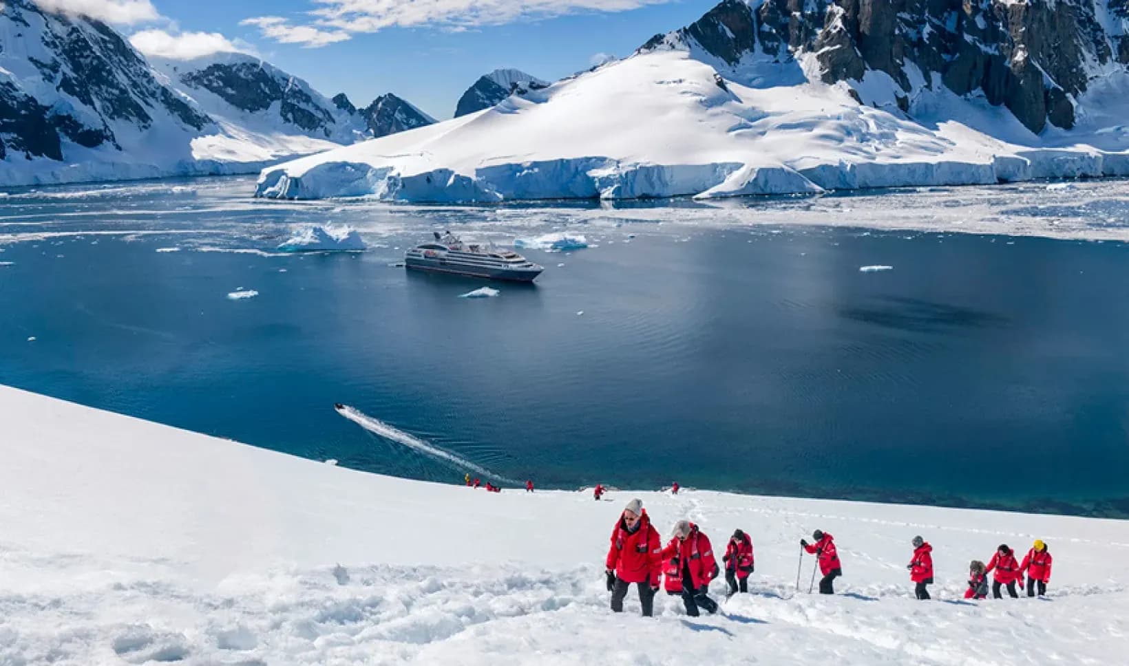 ponant cruises expedition yacht Antarctica hiking