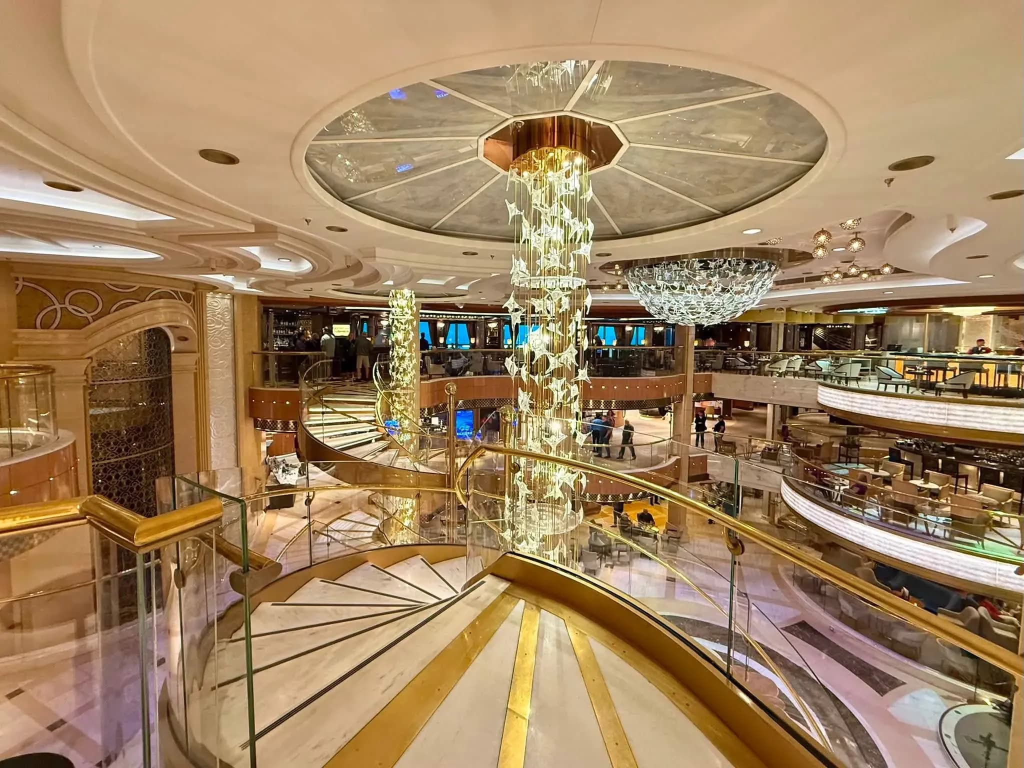 Royal princess cruise ship atrium