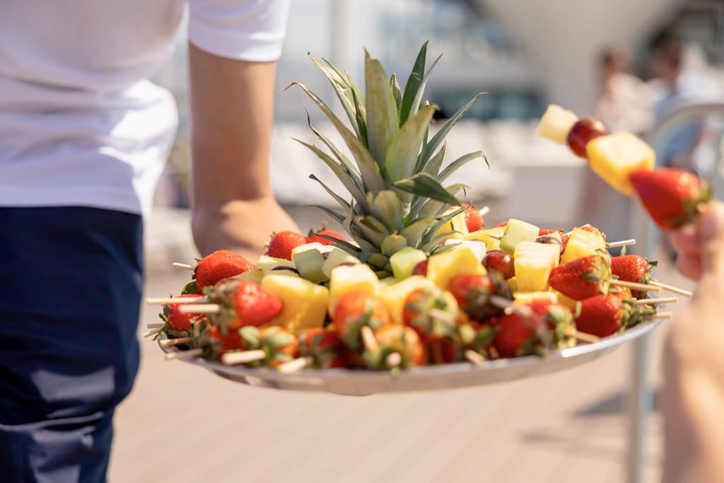 Celebrity xcel food and drinks